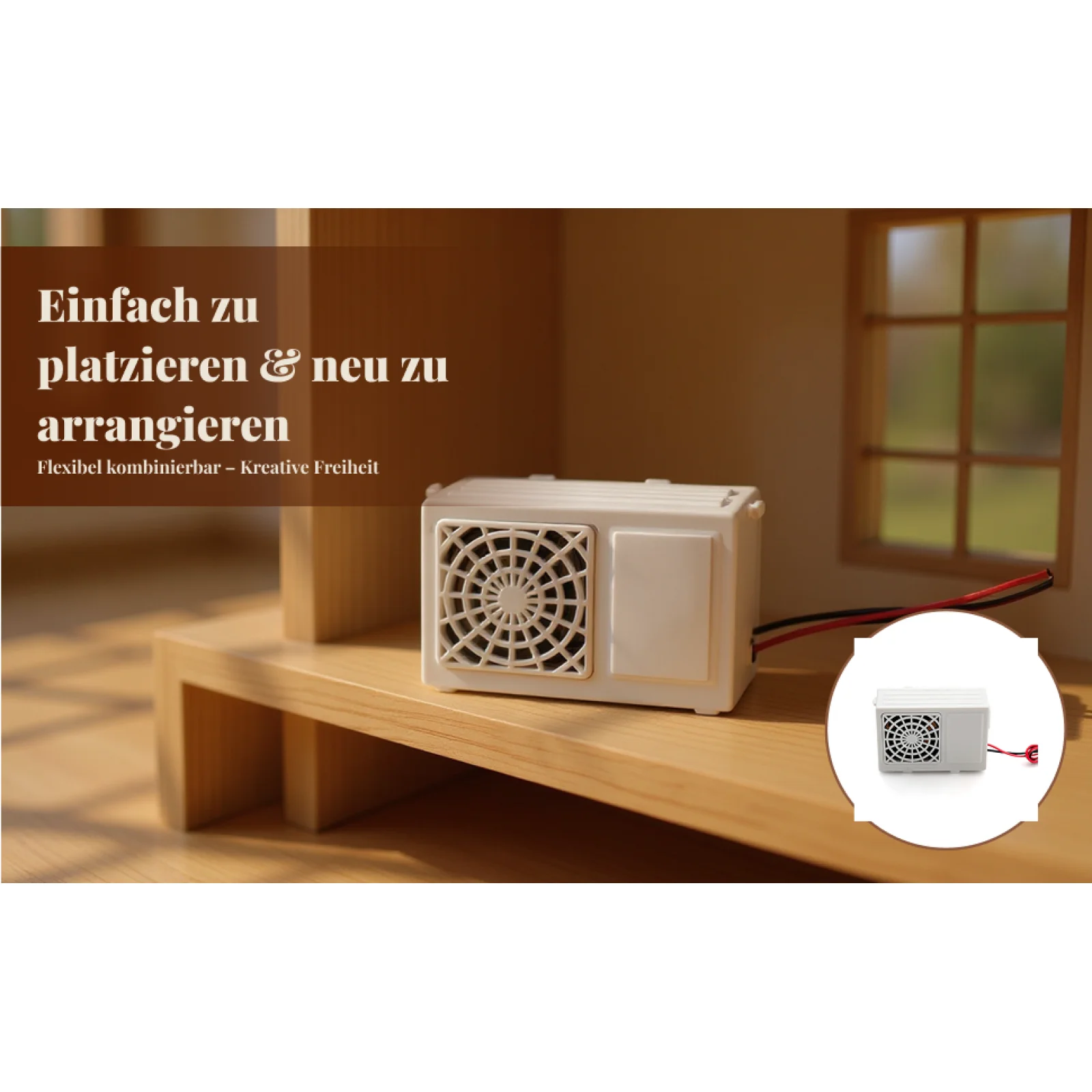 Toy Air Conditioning Model Mini Dollhouse Decoration for Dollhouse Photography Props Micro Landscapes Age 3 4 5 Years Old