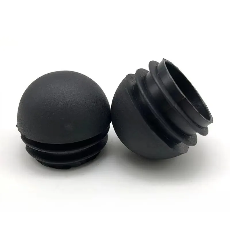 12 Pcs Furniture Feet End Blanking Insert Pads Table Chair Leg Tube Tip Caps Plugs for Home Plastic Floor Protector Round