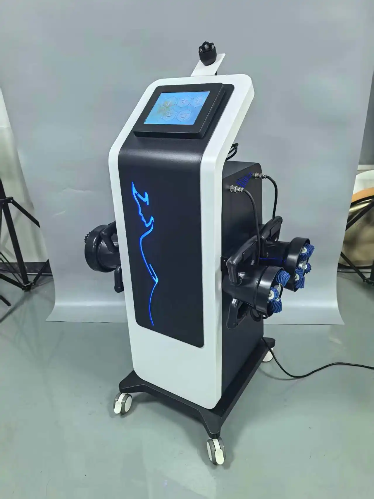 2/4/5/6/7in1 المهنية الأسطوانة العلاج التخسيس مُدلك بالاهتزاز مُدلك سلوليت لتخفيف الآلام مدلك الدهون