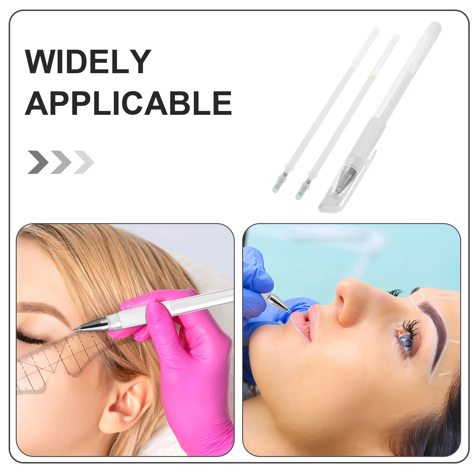 علامات قلم تحديد الحواجب، أداة رسم الخرائط بالقلم الرصاص، مسطرة علامة الخط