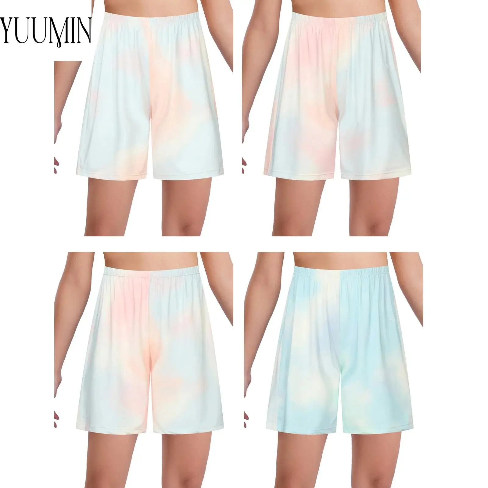 

Kids Girls Fashion Tie-Dye Printed Quick-drying Shorts Elastic Waistband Quick-Drying Athletic Shorts for Sports Workout Beach