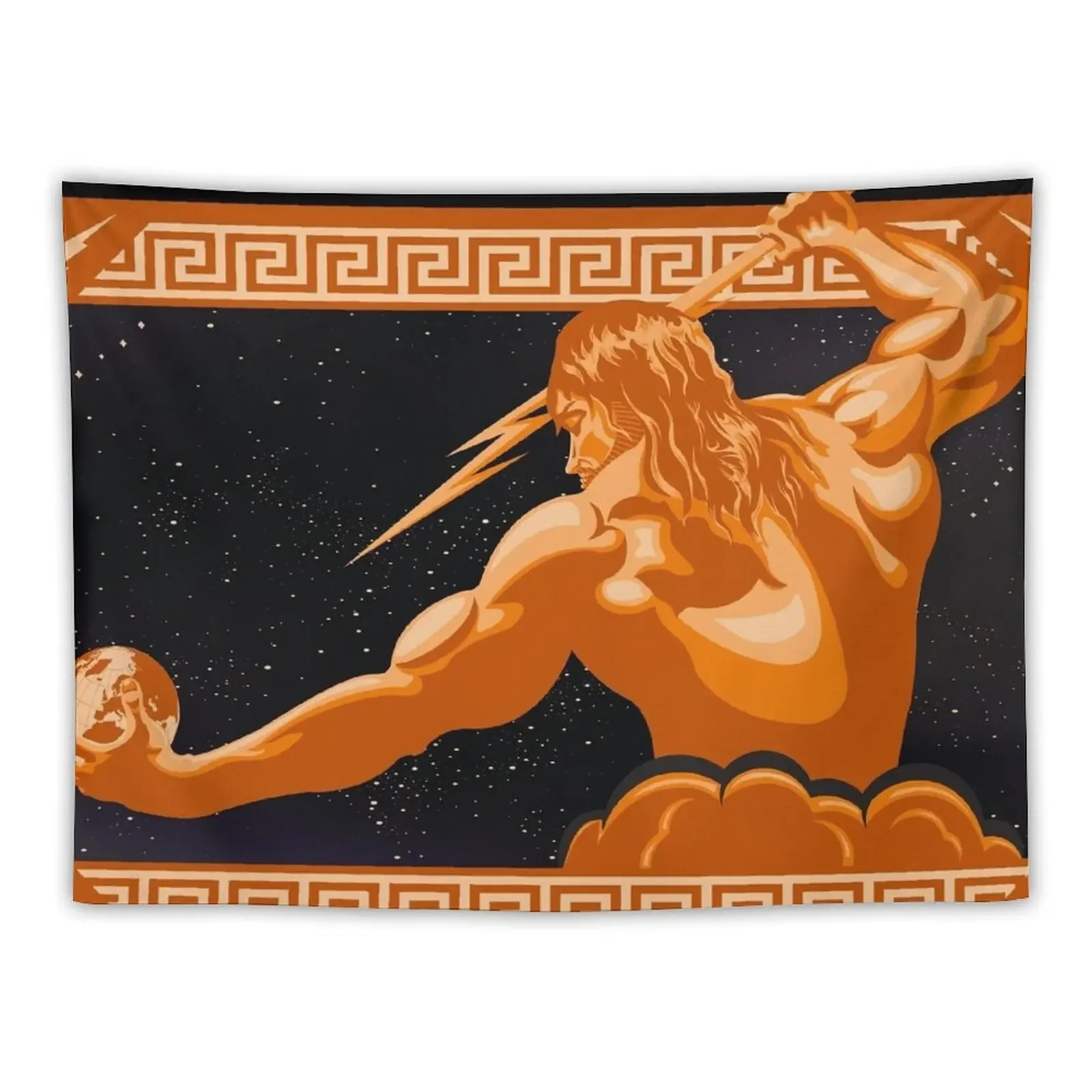 The Wrath of Zeus Tapestry Room Decorating Aesthetic On The Wall Tapestry