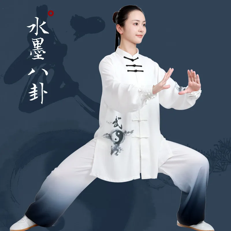 Martial Arts Tai Ji Suit Women's  Western Style Competition Performance Eight Sections Brocade Exercise Clothing Men's