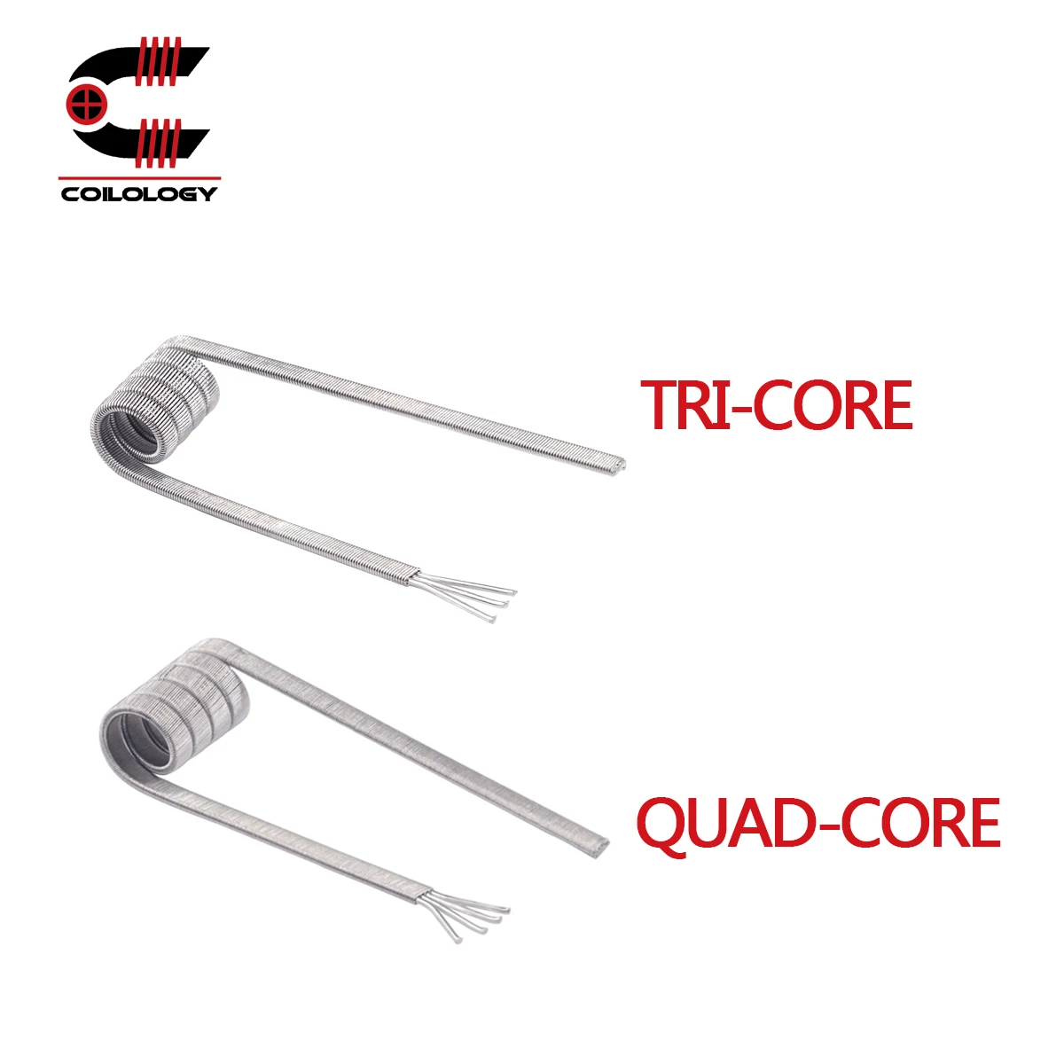 Coilology Tricore/Quadcore Fused Clapton Prebuilt Coil DIY DL COILS