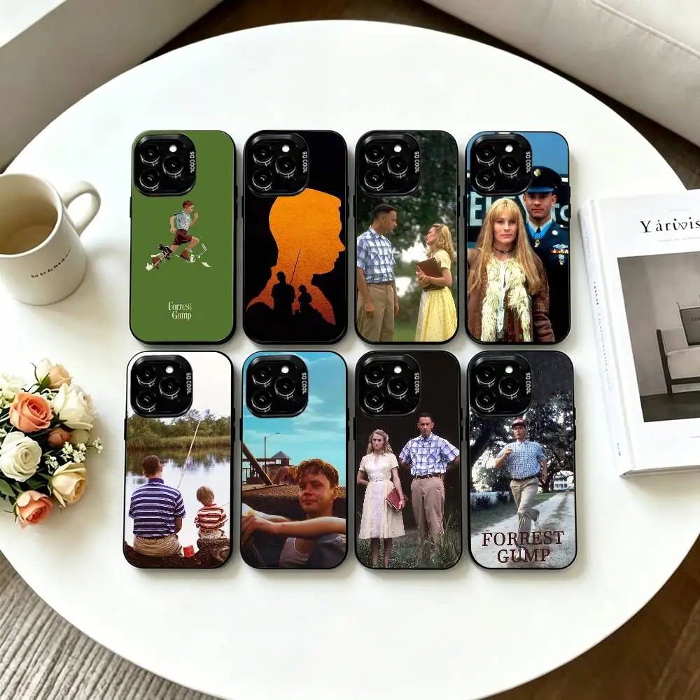 

F-Forrest G-Gump Phone Case For iPhone 17,16,15,14,13,12,11 Plus,Pro Max,XS,Colorful Silver Phone case Funda Cover