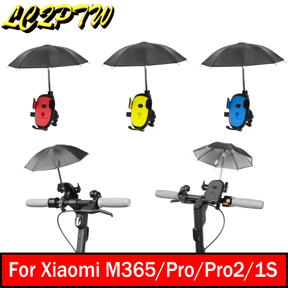 Universal Mobile Phone Holder Sun Shade Mini Umbrella Portable Waterproof Bracket for Xiaomi M365 Mi3 PRO 1S Electric Scooter