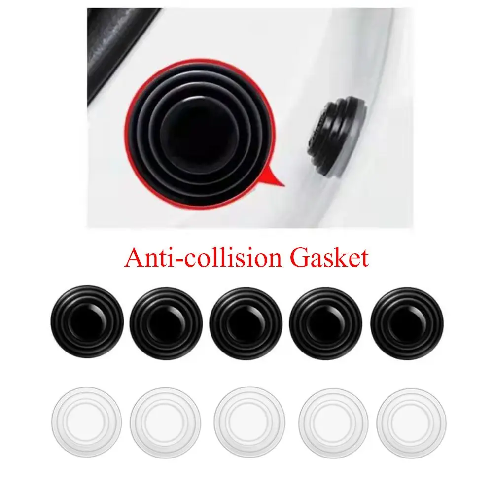 10PCS Auto Decoration Sticker Soundproof Buffer Absorber Cushion Shock-Absorbing Pad Anti-collision Gasket Noise Reduction