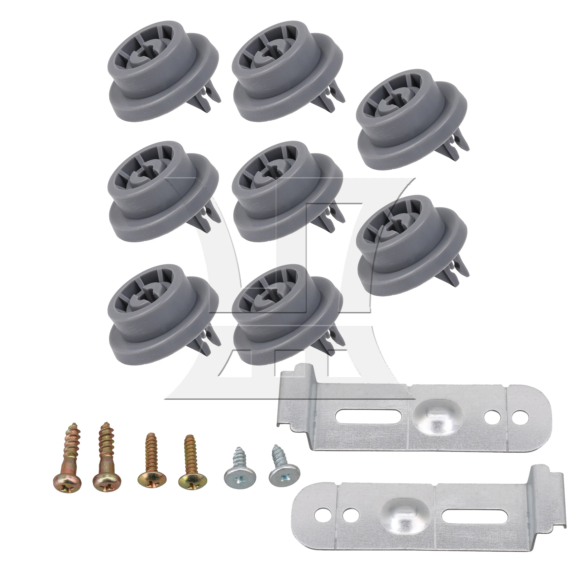 Dishwasher Mounting Brackets Rack Roller Kit Replacement Parts DD94-01002A