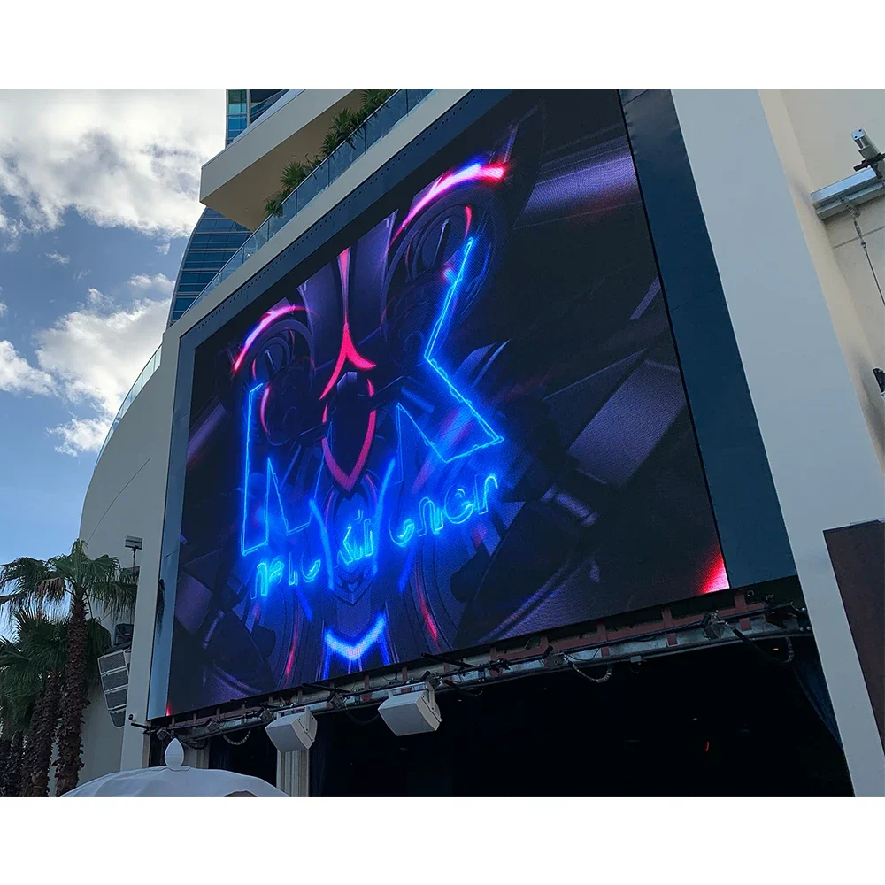 Raybo Customized Outdoor Front Pre Maintenance P4 5 6 8 10 Screen Led Advertising Display Screen Video Wall Billboard For Ad