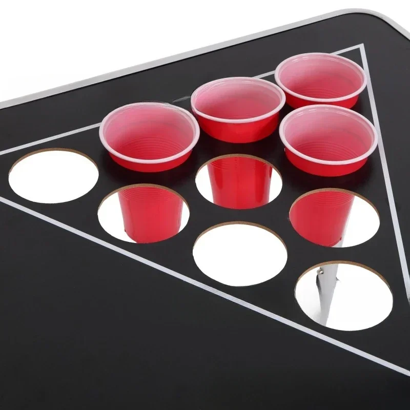 Tavolo pieghevole portatile in lega di alluminio da 2.4M tavolo da birra tedesco tavolo da gioco all'aperto Beer PONG