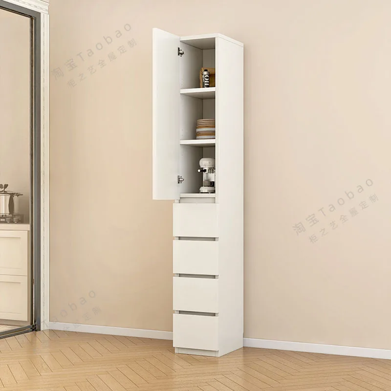 Edge cabinet ultra-thin small size locker modern simple side cabinet 20cm narrow cabinet 30cm extremely narrow kitchen