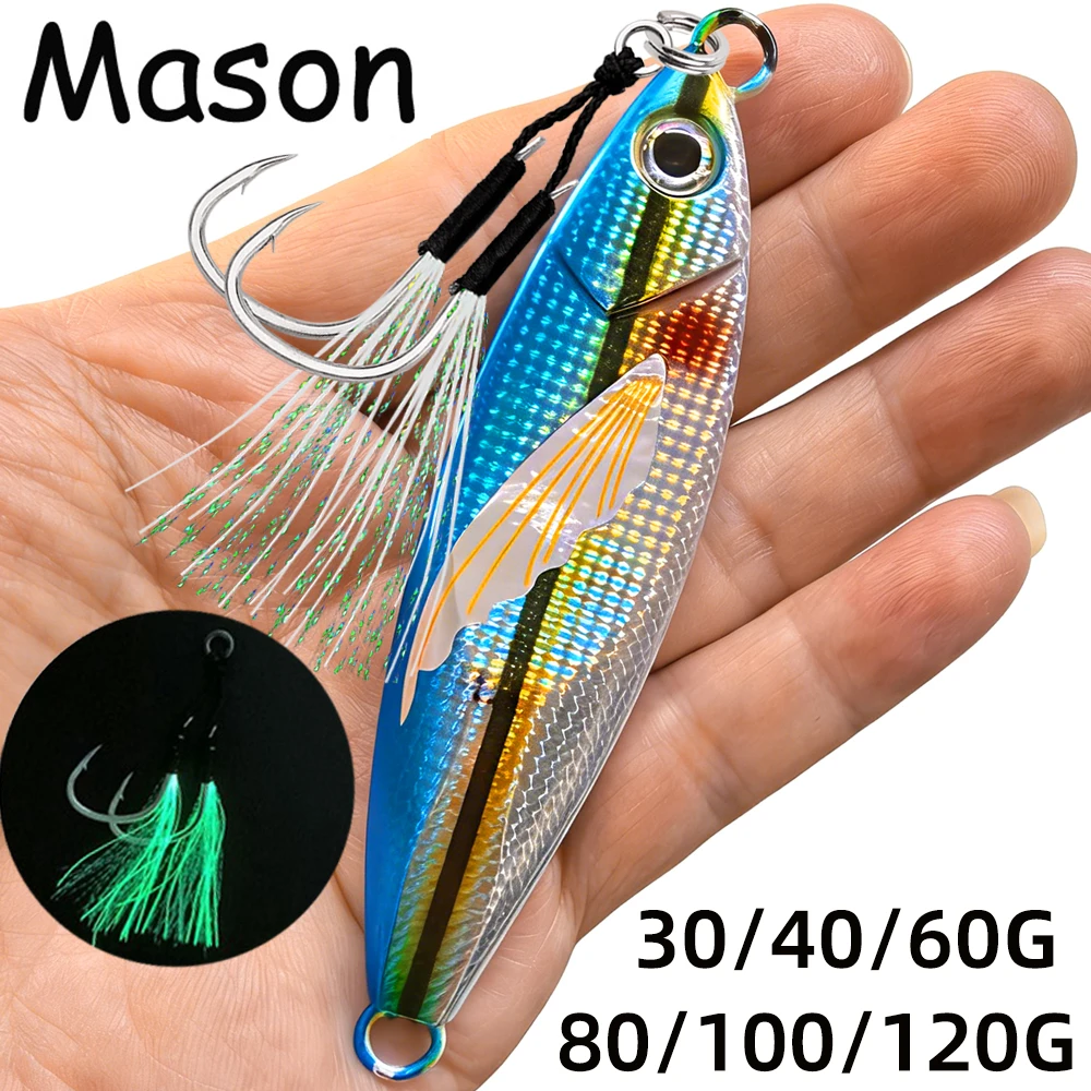 Señuelo jig metálico para jigging lento con cuchara ala Dubstep Wing