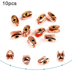 10 Pcs/set Fly Tying Fish Skull Head Flies Material Lure Fishing For Fishing Bait Making Lure Fly Eyes Fishing Tool