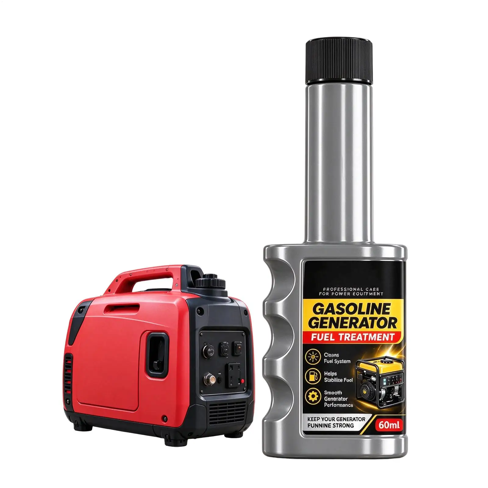 Car Generator Cleaner 60ml Powerful Anti-Clogging Cleaning Additive Car Injector Cleaner Carbon Removal for Garage Workshop