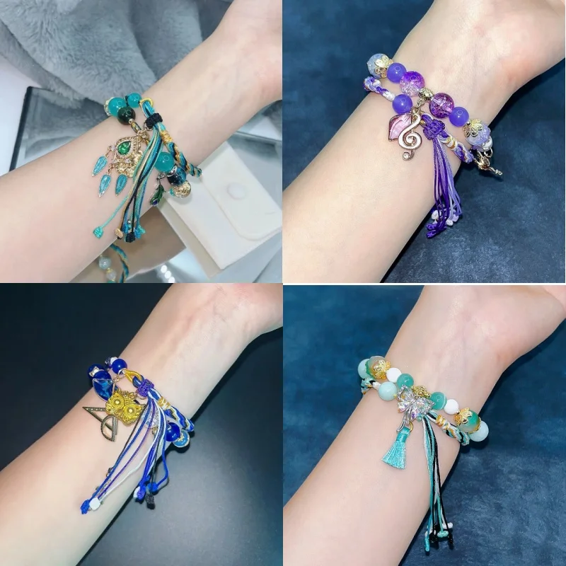 

Anime Robin Firefly Women Bracelet Honkai Star Rail Bracelets Woman Fashion Cosplay Lovely Crystal Chain Bangles Gifts Armband