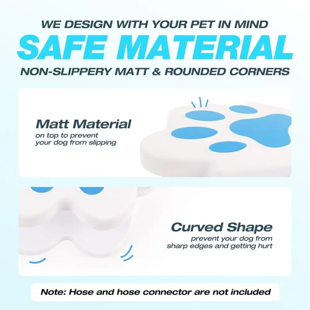 

Creative Claw Shape Paw Activated Pet Sprinkler Interactive Funny Puppy Water Dispenser Plastic Pet Water Fountain Garden Yard