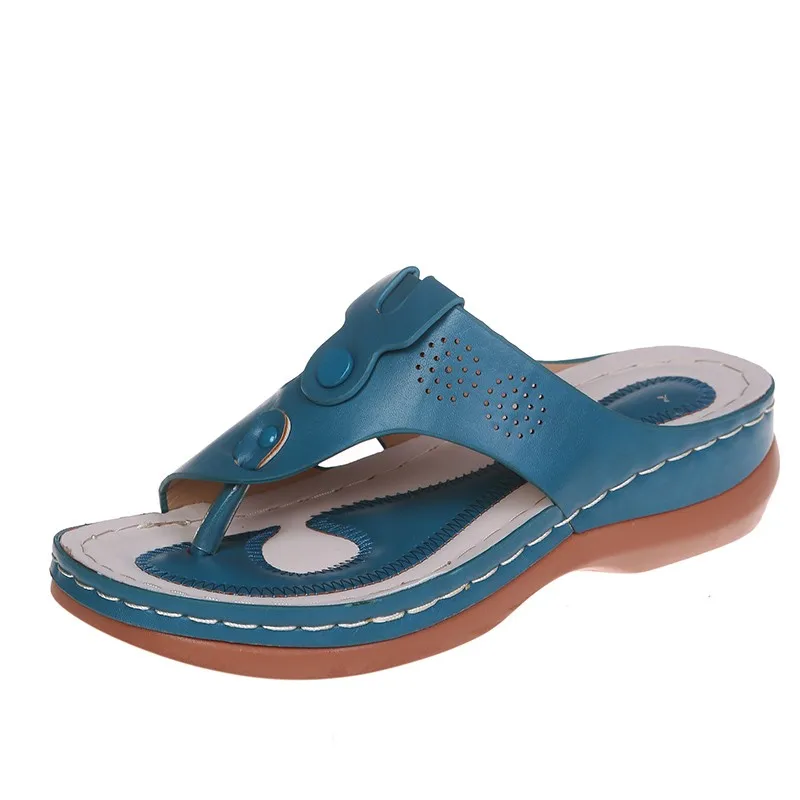 Mode Vrouwen Sandalen Zomer Damesschoenen Peep Toe Schoenen Vrouw Lichte Slippers Ademende Wedge Schoenen Dik Sandalias Mujer