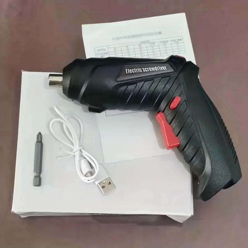 

Маленькая USB-электрическая отвертка, набор зарядных мини-беспроводных электрических отверток, с деформируемой отверткой, прочный и прочный.