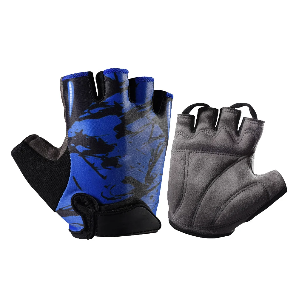 

Lightweight Half Finger Gloves for Kids Size L Blue Totem Non-Slip Breathable Shockproof Ideal for Outdoor Sports and Fitness