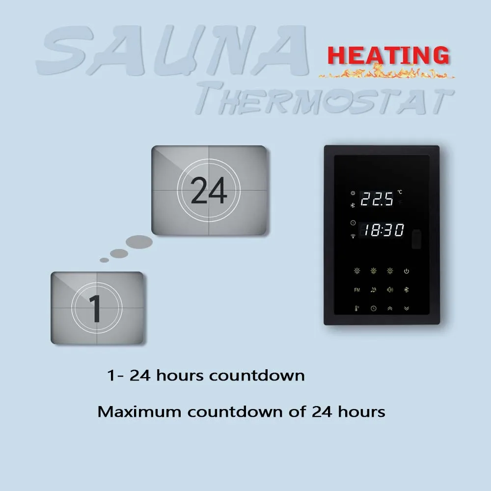 Multifunctional sauna thermostat sweat steaming room sauna furnace external control temperature controller TUYA WIFI 110-240VAC