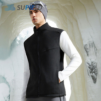 Supield Velvet Warm Vest Far Infrared Thermal Men Jacket Sleeveles Vest Winter Jacket Warm Thicken Waistcoat Fashion Thick Gilet