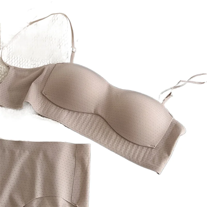 KUCLUT Bra Set Women's Gathered Push up Beautiful Back Sexy Bra Underwear Set for Side Breast Collection Comfortable Breath...