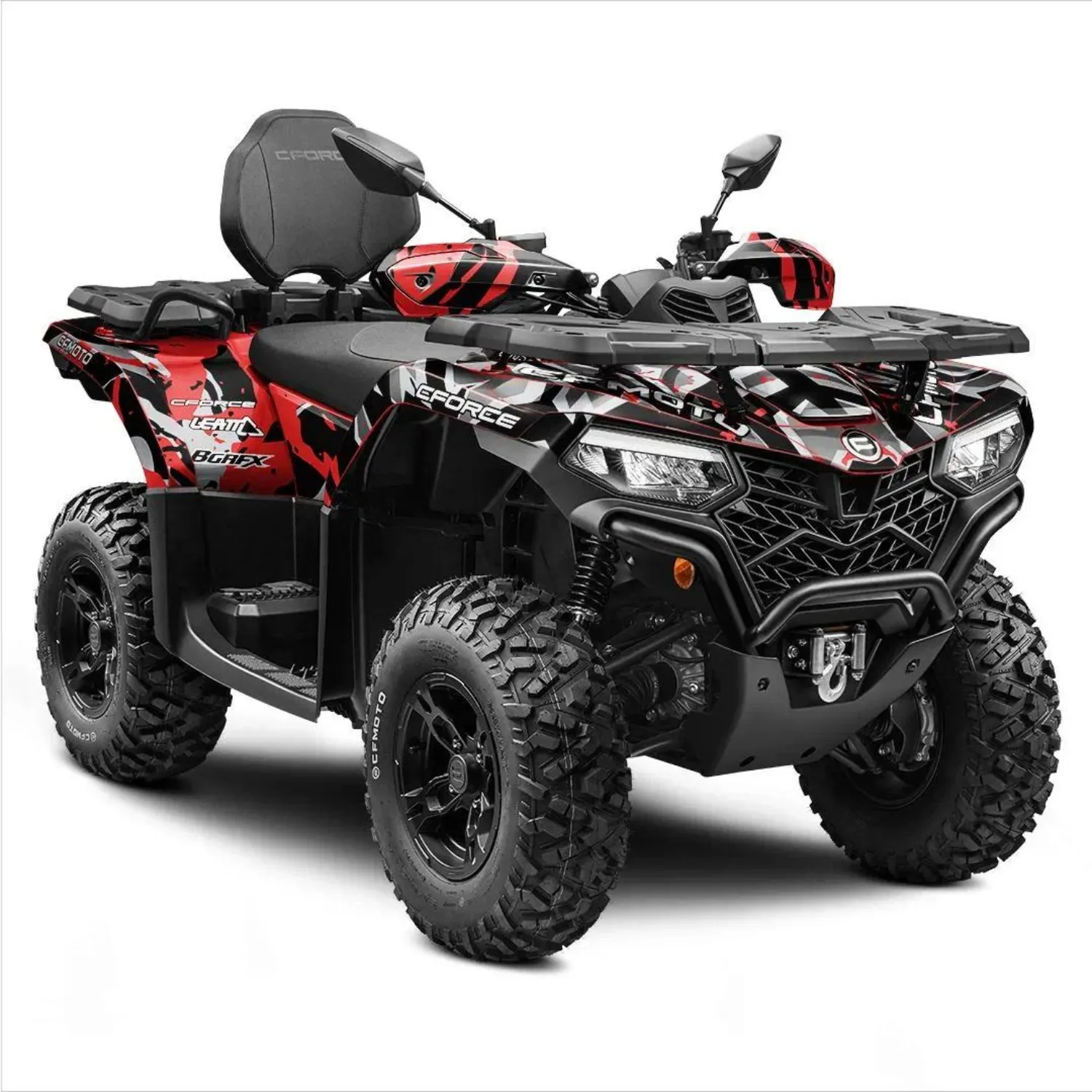 Body Fairing Sticker Decals Protective Quads / Atv 4x4 Full Graphic Kit For CFMOTO CFORCE 400+450+500+520 2022-2026  Design-16