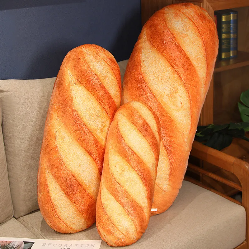 Riesiges Brot, Plüsch, langes Kissen, Spielzeug, weich, lustig, Simulation, Lebensmittelspielzeug, kreatives Kissen, Geburtstagsgeschenk, Weihnachtsgeschenk – Detail 19