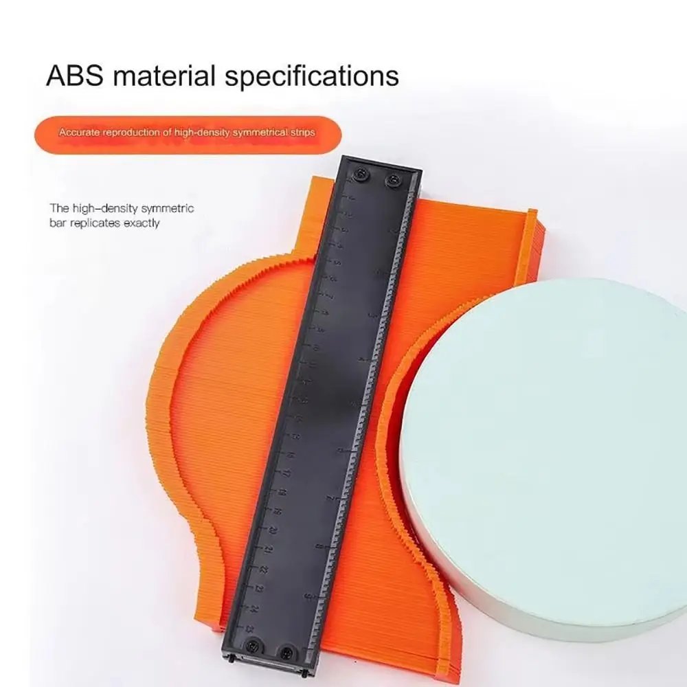 1Pcs Ruler Cutting Irregular Contour Gauge Woodworking Measuring Instrument Template Construction Profile Ruler
