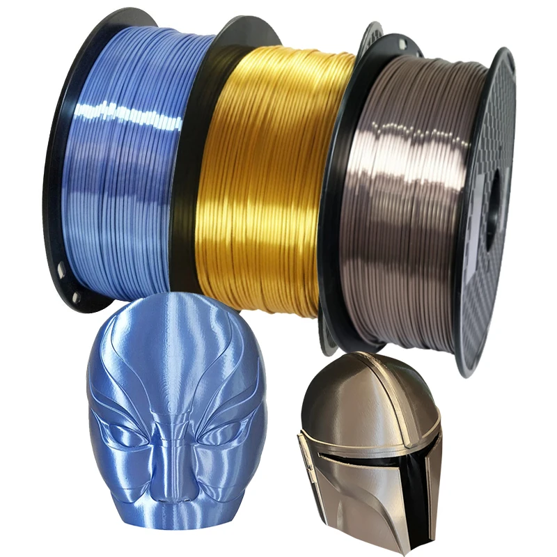 200g Silk PLA 3D Printer Filament Metallic Color 1.75mm Sublimation Extrudeuse Filament 3D