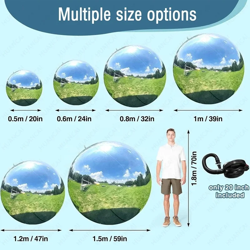 Giant Event Decoration PVC Large Disco Ball Nightclub Inflatable Mirror Balloon Disco Party Wedding Snow Globe Tent