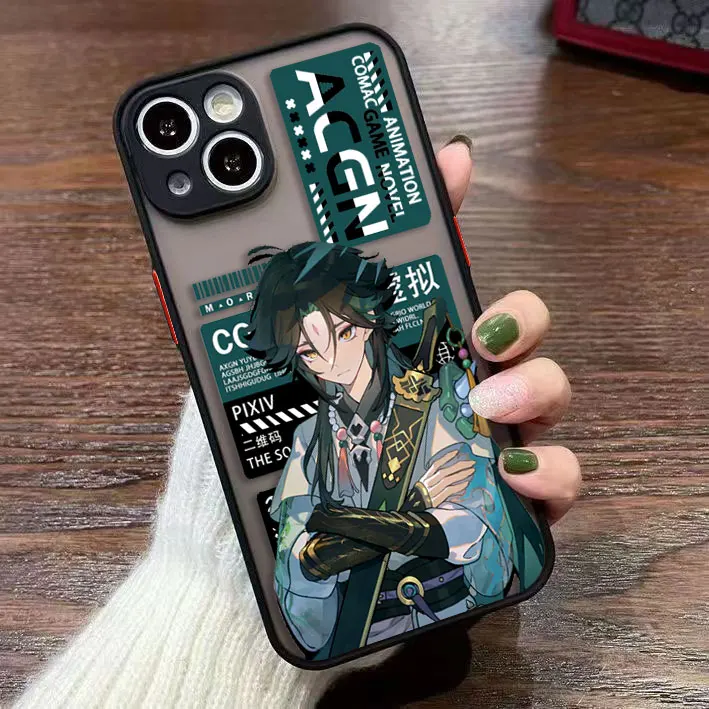 Matowe etui na telefon Kafka Dan Heng Honkai Star Rail do Redmi 10 10C 5A 6 7A 8 9 9A 9T 9I 9C 10A A5 K20 K40 NOTE 8 PRO TPU DIY