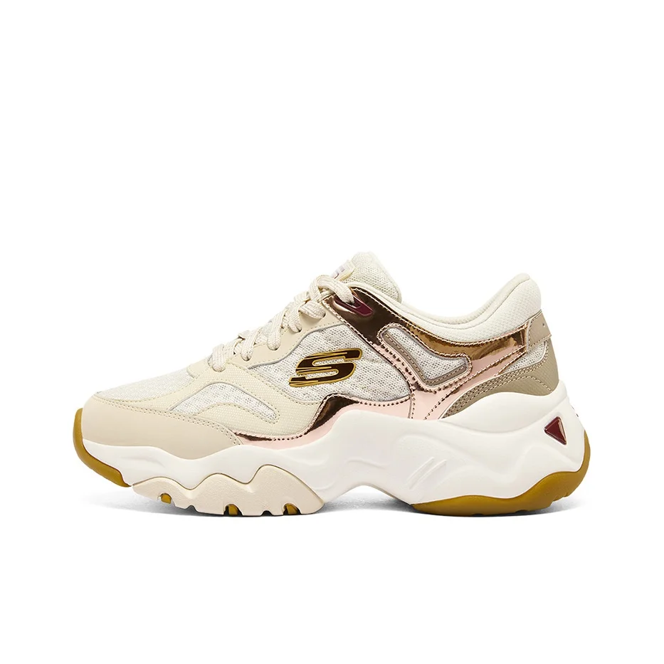 Skechers D'LITES 3.0 Low top Chunky Sneakers Women's Gold 12958-NTGD