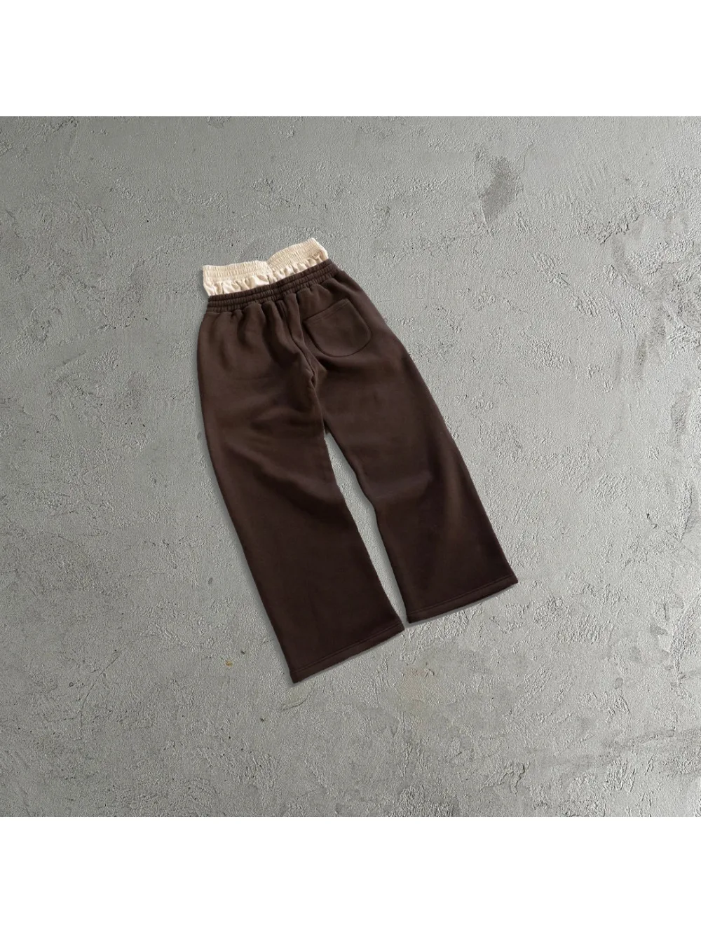 Pantaloni sportivi a doppia vita casual larghi hip-hop da strada retrò americani Pantaloni sportivi in due pezzi finti unisex