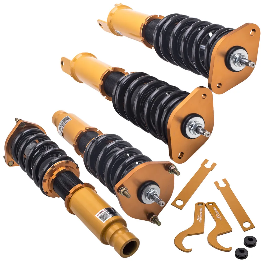 

24 Way Damper Coilovers Shocks Absorbers Kit For M35x M45x G35x G37x AWD Only Adjustable Coilovers Spring Kit