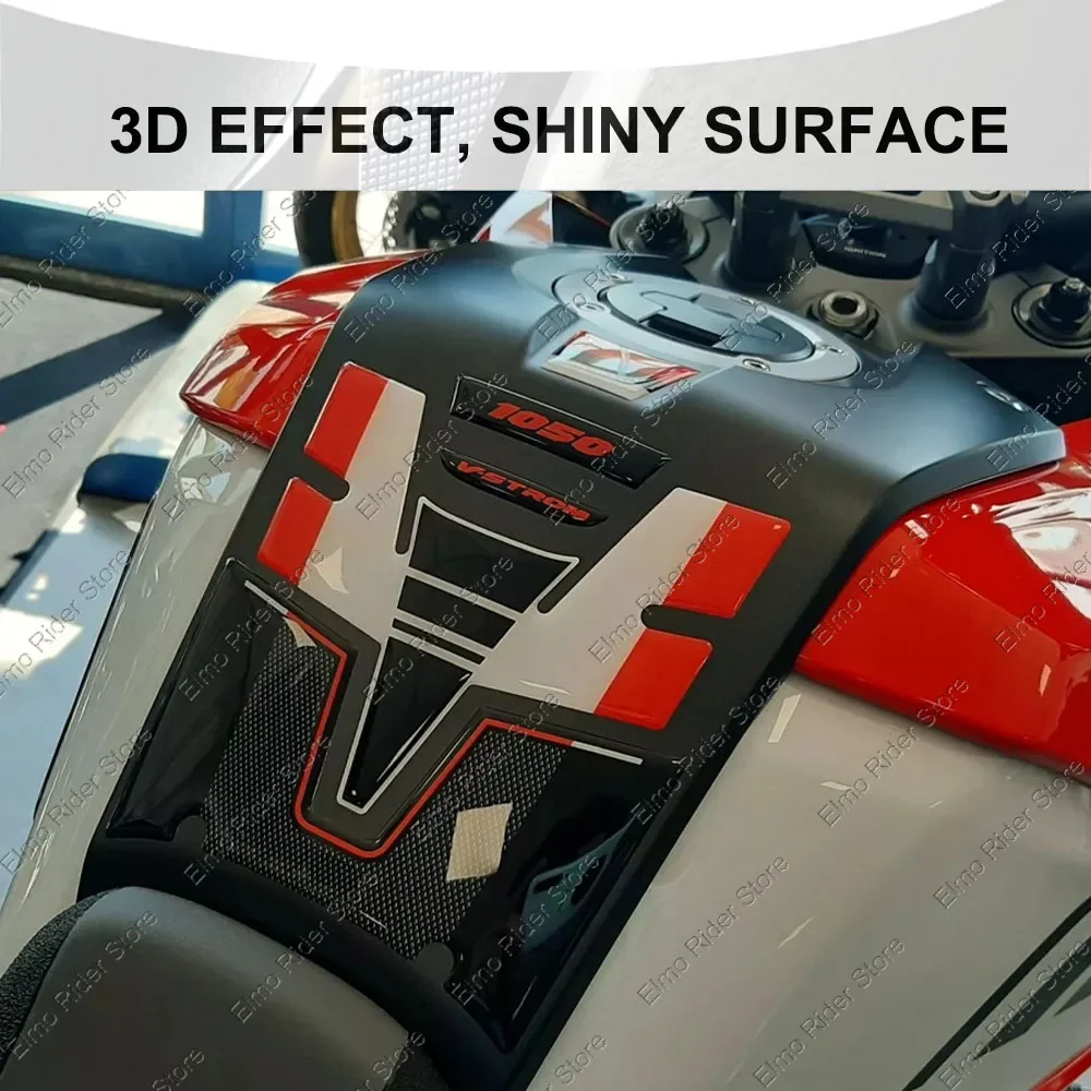 For Suzuki V-Strom 1050 XT 1050 XT 2022 Tank Pad Sticker 3D Gel Epoxy Resin Protective Sticker