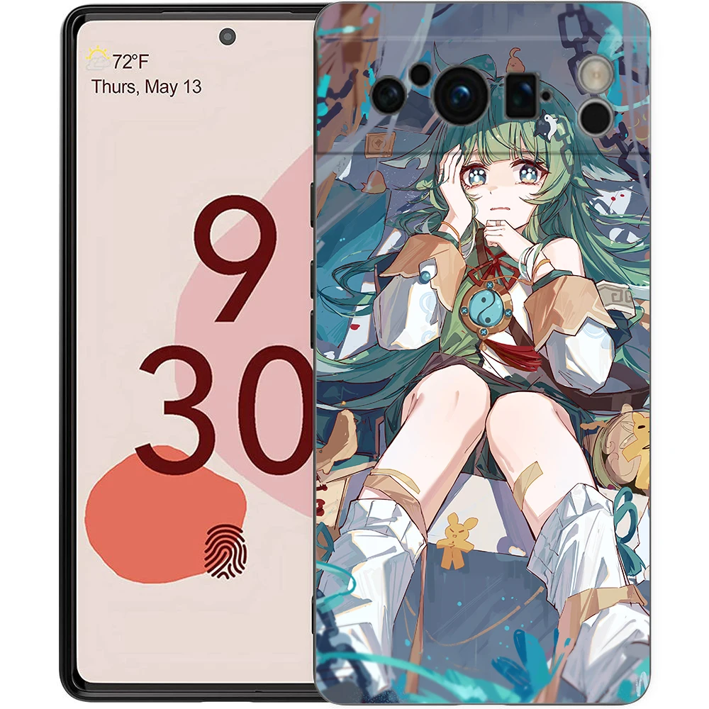 Game Honkai Star Rail Anime Phone Case For Google Pixel 8 7 6 Pro 6A 7A 5G Soft Silicone Shockproof TPU Black Cover TPU Fundas