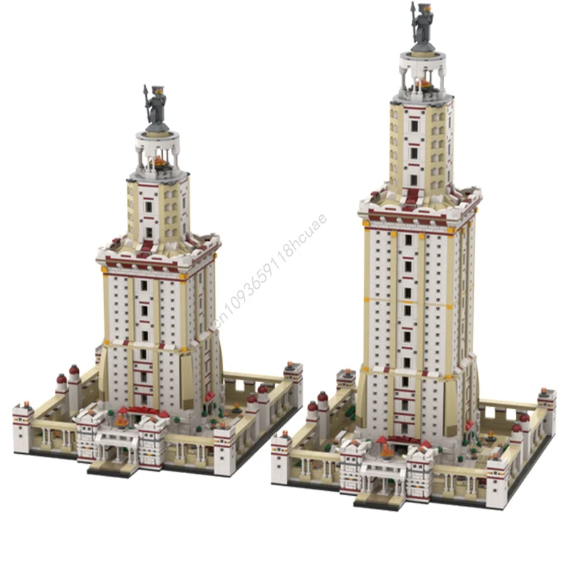 

4741pcs MOC Pharos Lighthouse Of Alexandria Architecture Building Blocks Christmas Master Series Collector Edition Model Gift