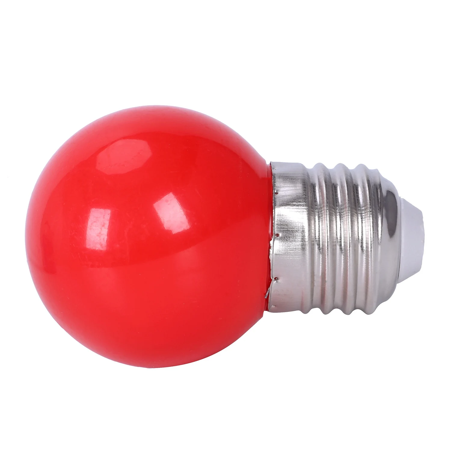 Bombilla LED de ahorro de energía, lámpara de luz de globo, E27, 3W, 6 SMD, CA 110-240V, Rojo