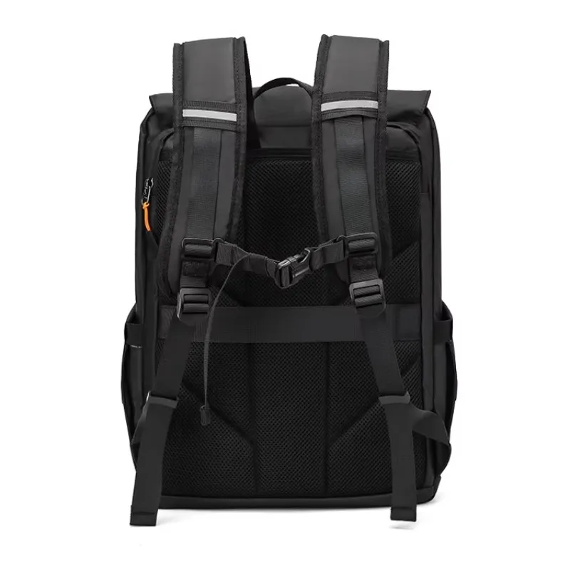 Waterproof 17L men's business office commuter backpack multi-partition laptop compartment leisure sports