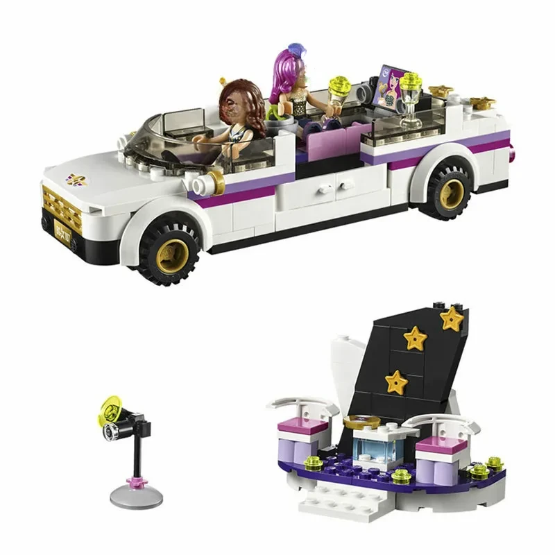 

265pcs Pop Star Limo Set Building Blocks Bricks Model Toys Children Gift Compatible with 41107