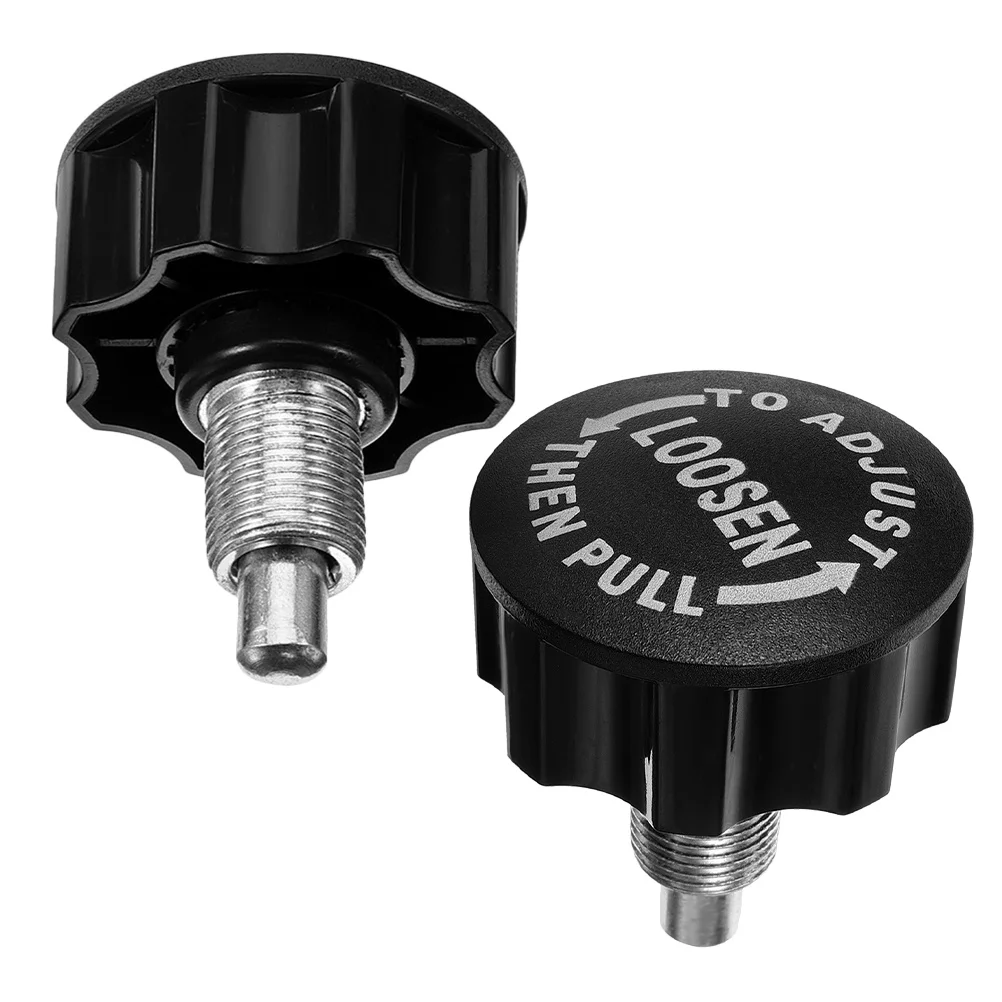 

2Pcs Pull Pin Knob for Gym Fitness Equipment ABS Rotating Replacement Parts Ideal for Home Workout Weight Bench Stationary Bike