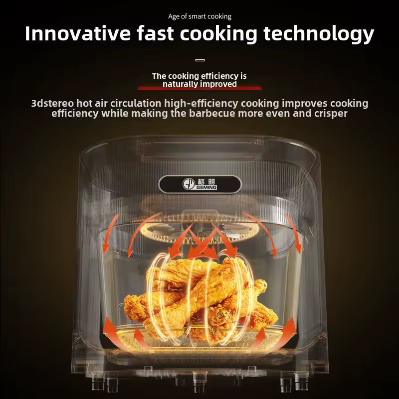 air fryer household steaming and baking integrated uncoated glass inner Review Summary: Is It Worth Considering?