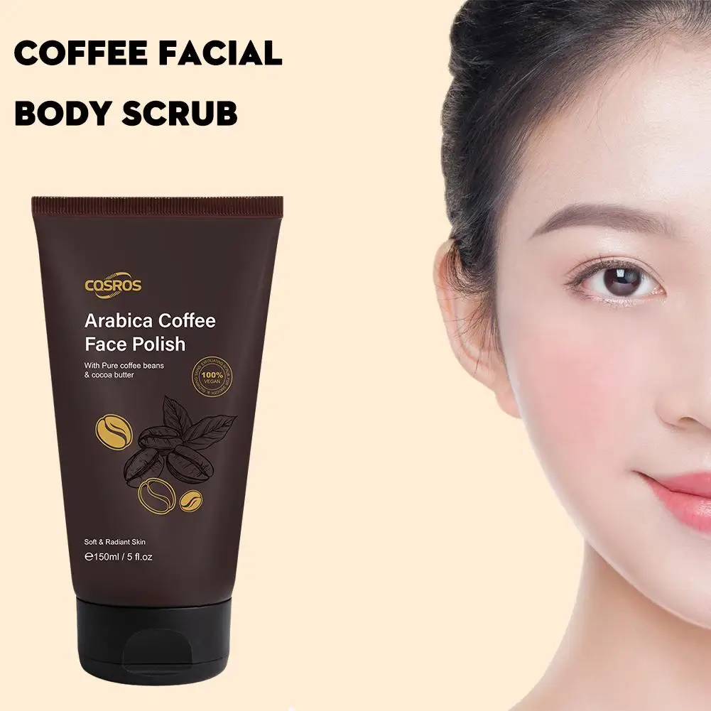 Coffee Scrub Body Scrub Exfoliators Cream Facial Dead Sea Salt For Whitening Moisturizing Anti Cellulite Treatment Acne V6D7