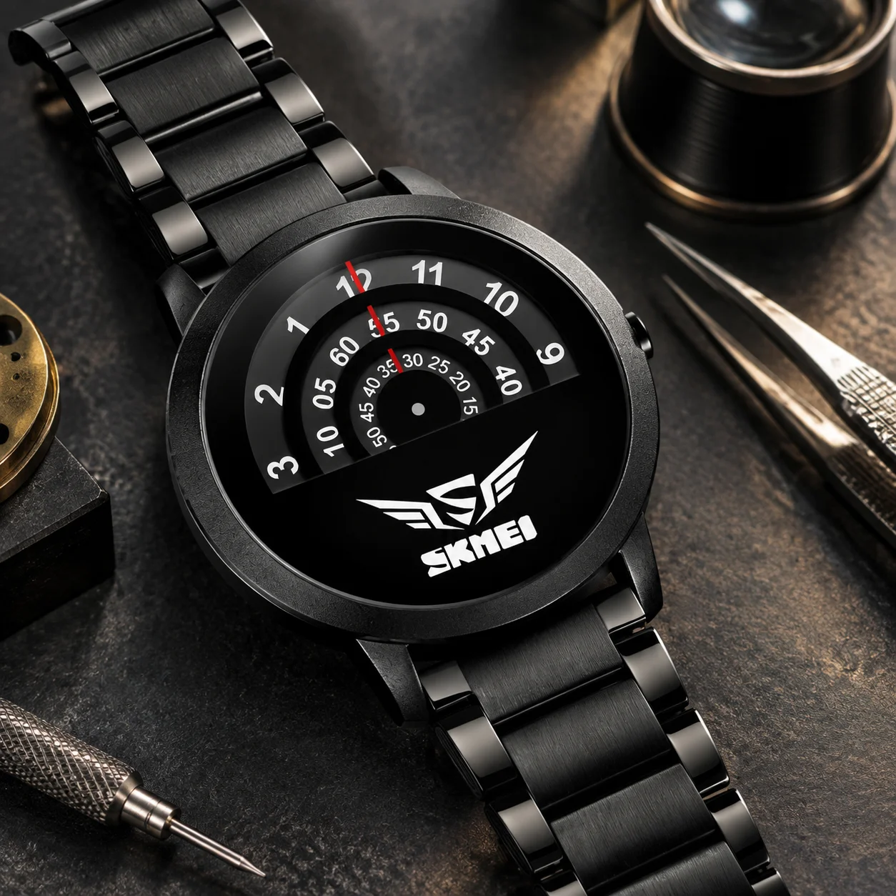 SKMEI 2677 メンズ ファッション クォーツ時計 3 - Smartwatch Watches Birthday Gift For Men のレビューと価格