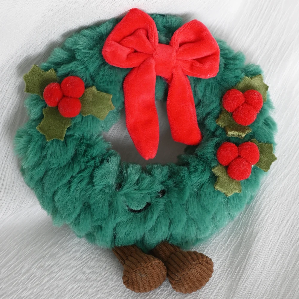 Cartoon Plush Toy Stuffed Smiling Plushie Kawaii Home Decor Christmas Gift