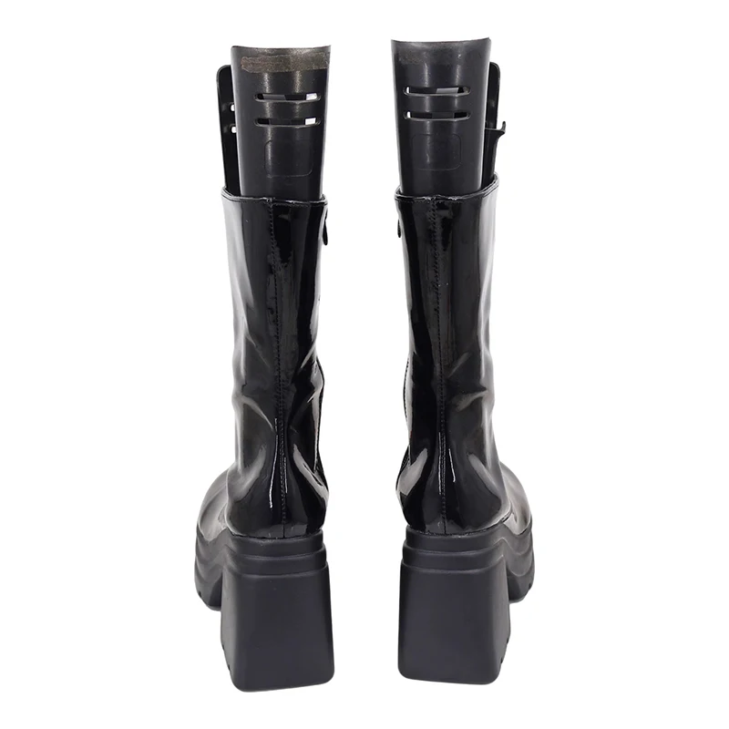 Kpop Huntrix Rumi Cosplay Schoenen Rollenspel Party PU Leer Halloween Party Demon Hunters Op maat gemaakte laarzen