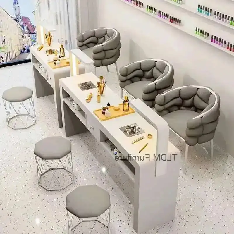 

Rest Chair Table Hair Salon Desk Station Portable Manicure Nails Nageltisch Designer Aesthetic Tables Professional Furniture