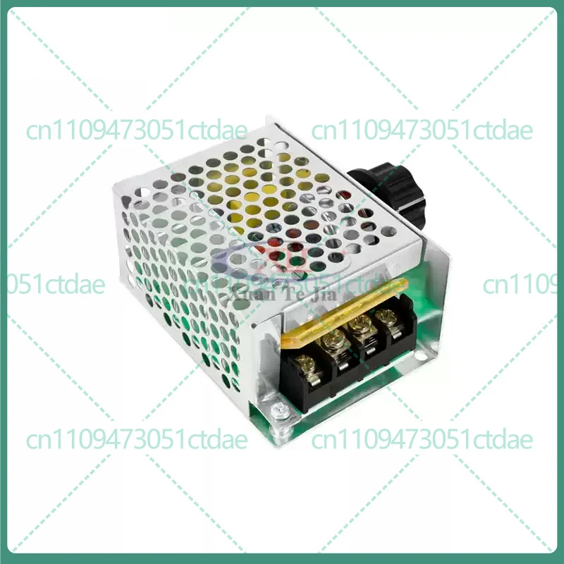 5-25pcs For 4000W High Power SCR Voltage Regulator Dimmer Speed Temperature Control with Fuse Case