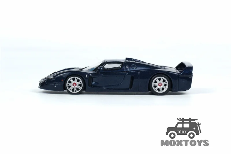 BBR 1:64 Maserati MC12 Stradale Blue Metallic w/ Stripe Diecast Model Car